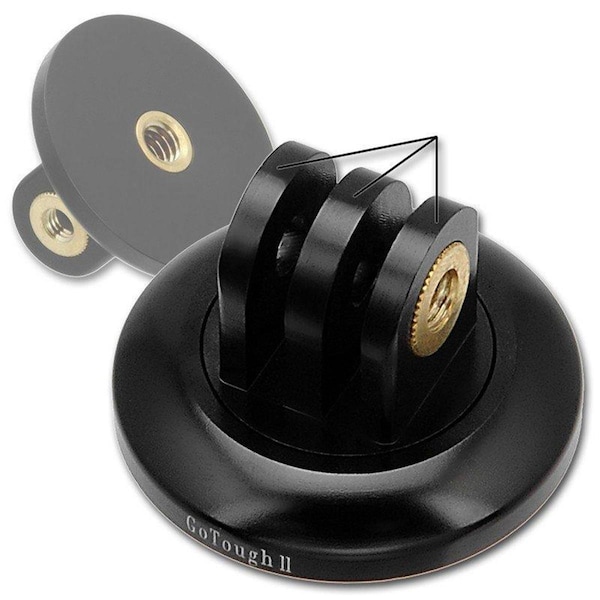 Fotodiox Pro GoTough Camera Tripod Adapter II - Aluminum Tripod Mount, Gold GoTough-TripodMountv2-Gold - main